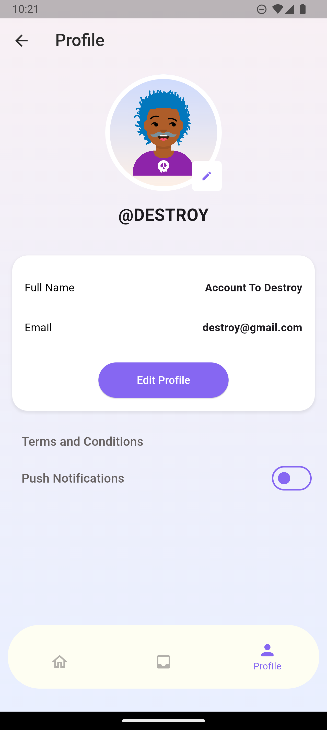 Navigate to Account Settings